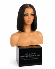 Raw HD 5x5 Closure Bob Wigs